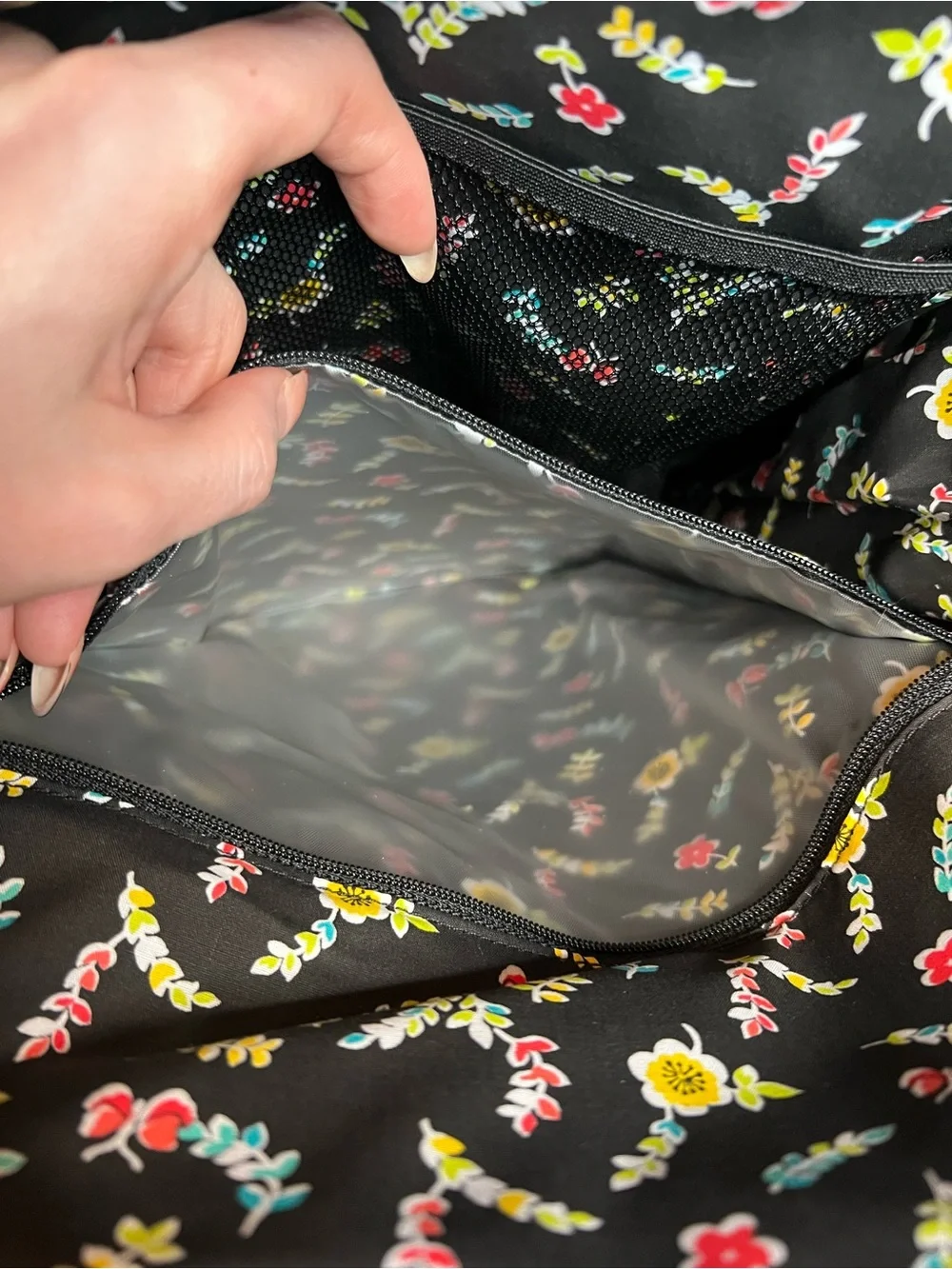 Baby Backpack Lighten Up Black- Vera Bradley